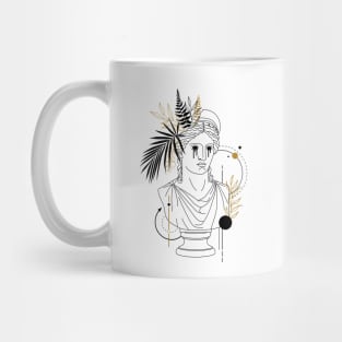 Hera (Juno). Creative Illustration In Geometric And Line Art Style Mug